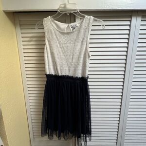 A.U.W Women’s Sz Small Navy and White Tank Top Short Dress